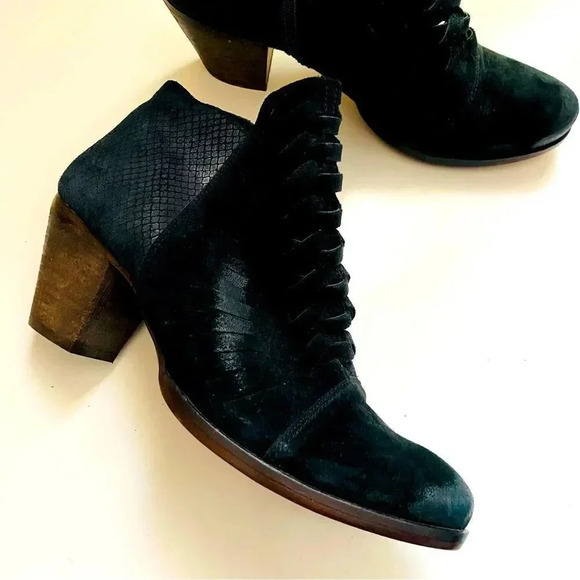 Free People Loveland Suede Ankle Bootie - Picture 9 of 10